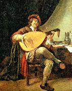 Jan Vermeer, flicka med gitarr